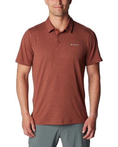 Columbia Tech Trail Polo - Red