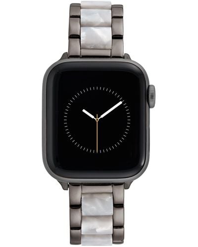 Anne Klein Fashion Resin Bracelet For Apple Watch - Black