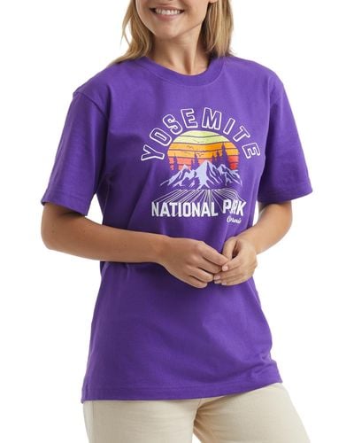 Hanes Explorer Graphic T-shirt - Purple