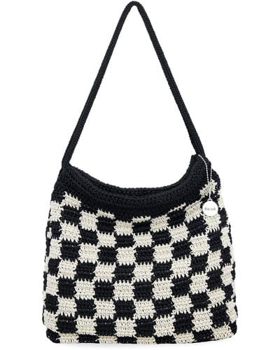 The Sak Ava Hobo Bag In Crochet - Black
