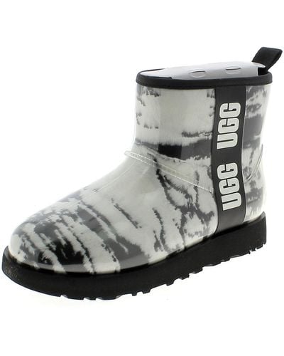 UGG Classic Clear Mini Marble Fashion Boot - Gray