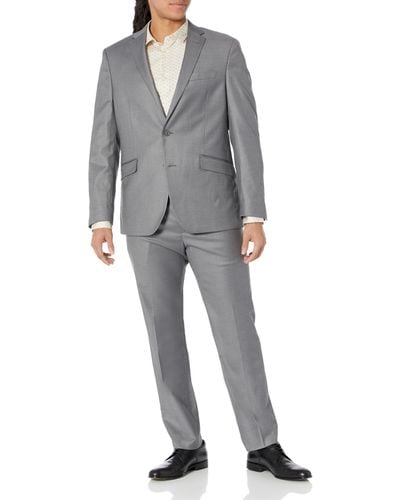 Kenneth Cole Performance Fabric Slim Fit Suit - Gray