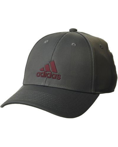 adidas Decision Structured Low Crown Adjustable Fit Hat - Black
