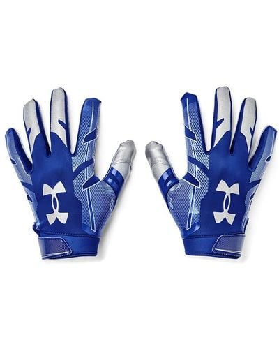 Under Armour F8 Football Gloves , - Blue