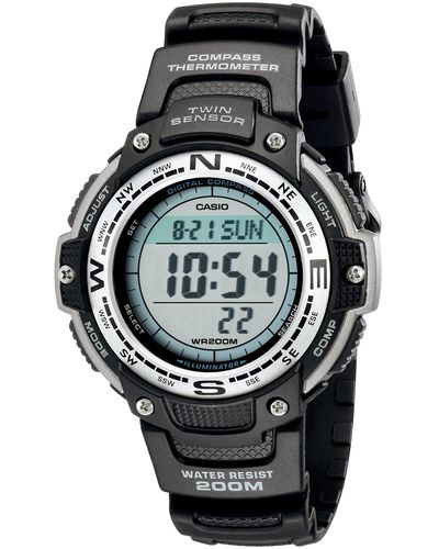  Casio Pro Trek Bio Mass Tough Solar Triple Sensor w/Thermometer  Altimeter Barometer Compass World Time Men's Watch PRG340-1 : Clothing,  Shoes & Jewelry