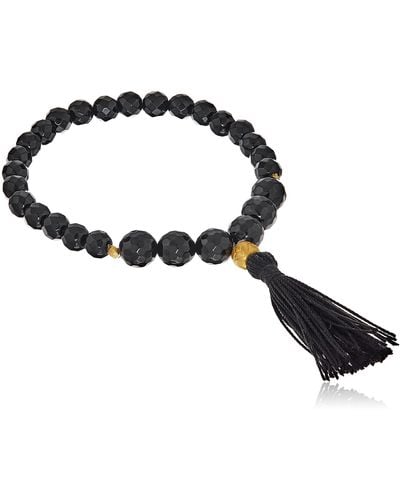 Satya Jewelry "mala Bracelets" Black Onyx Charm Bracelet