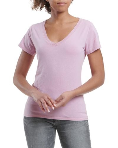 Splendid Andie V-neck T-shirt - Purple