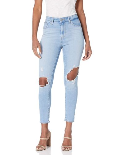 Levi's 721 High Rise Skinny Ankle Jeans - Blue