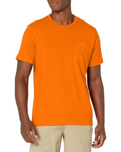 Robert Graham Myles S/s Knit Tshirt - Orange