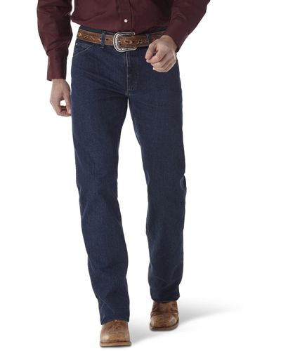 Wrangler Premium Performance Cowboy Cut Comfort Wicking Regular Fit Jeans - Blau