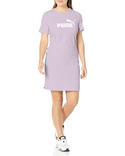 PUMA Essentials Slim Tee Dress - Purple