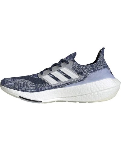 adidas Ultraboost 21 Running Shoes in Blue for Men Lyst