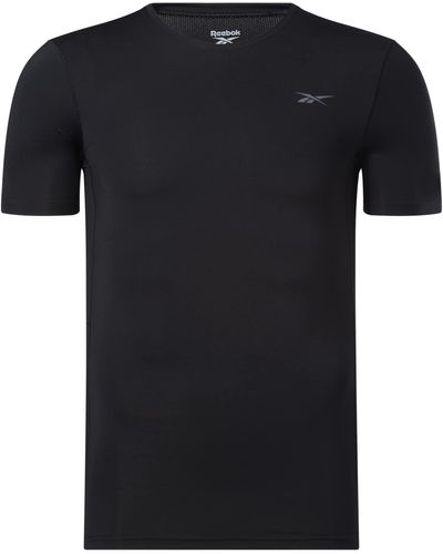 Reebok Short Sleeve Compression Tee Shirt - Black