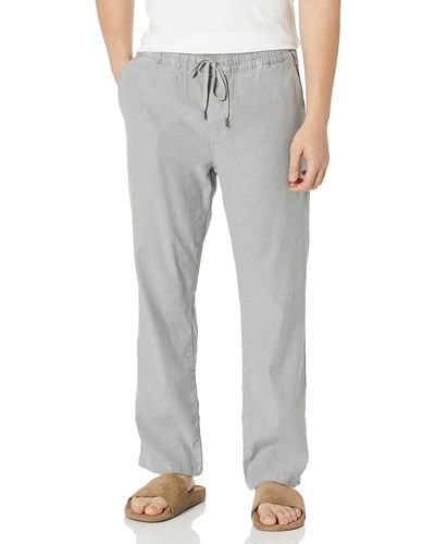 Hudson Jeans Jeans Linen Trouser - Gray
