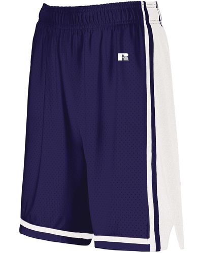 Russell Standard Ladies Legacy Basketball Shorts - Blue