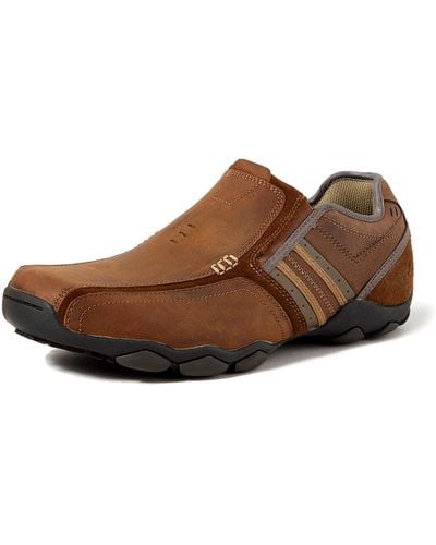 Skechers Diameter Zinroy, Mocasines de hombre - Marrón