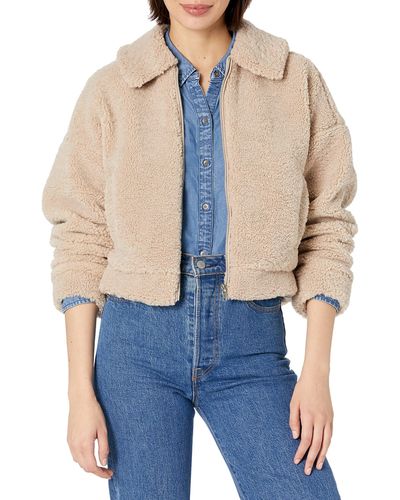 BB Dakota Steve Madden Apparel Teddy To Go Coat - Blue