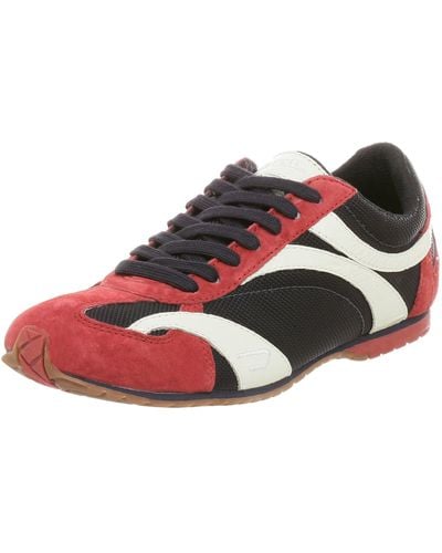 DIESEL Baffin Lace-up Fashion Sneaker - Red