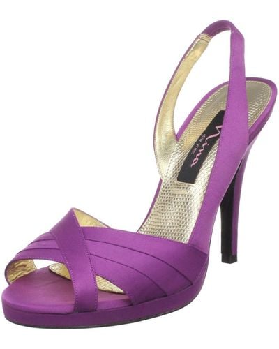 Nina Elizana Platform Sandal,orchid,5.5 M Us - Purple