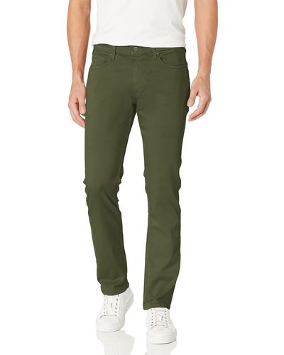 PAIGE Federal Transcend Slim Straight Fit Pant - Green