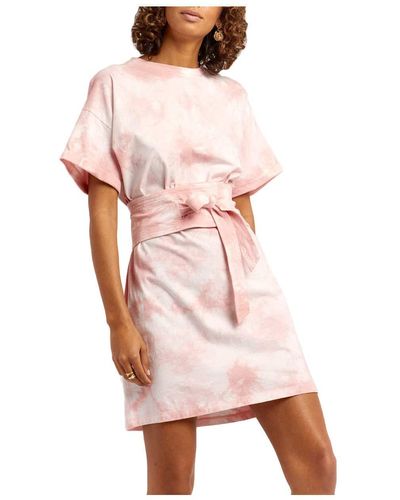 Rebecca Minkoff Marta Short Sleeve Knit Dress - Pink