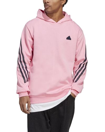 adidas Future Icon 3-stripes Hoodie - Pink