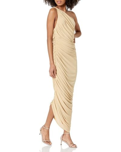 Norma Kamali Womens Diana Gown Formal Dress - Natural