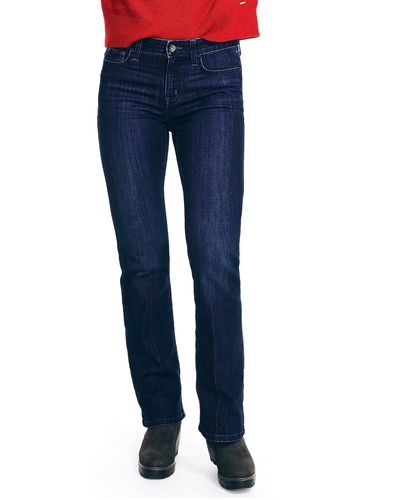 Nautica Jeans Co. Sustainably Crafted True Flex Mid-rise Bootcut Denim - Blue