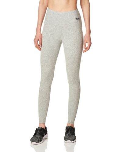 Juicy Couture Essential High Waisted Cotton Legging - Natural