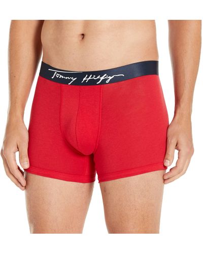 Tommy Hilfiger S Signature Stretch Trunk - Red