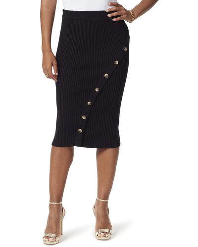 Sam Edelman Sportswear Rosalie Button Detailed Skirt - Black