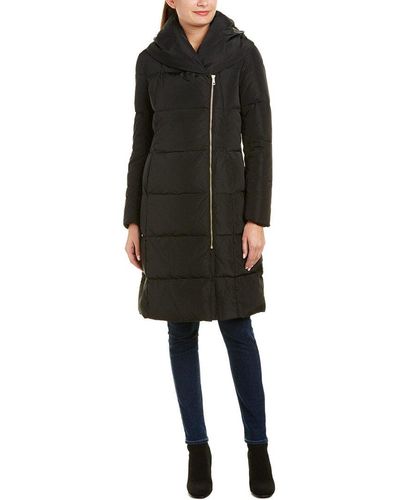 Cole Haan Petite Layered Down Puffer Coat Lyst