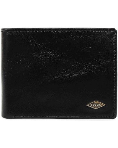 Fossil Ryan, Portefeuilles homme, Schwarz - Noir