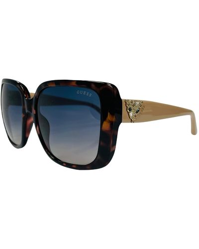 Guess Fashion Sunglasses Gu7788s/s 53w Havana Frame Gradient Blue Lens - Multicolor