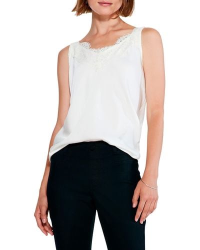 White Lace Tanks for Women - Up to 66% off