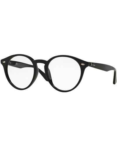 Ray-Ban Rx7118 Dean Square Prescription Eyeglass Frames - Black