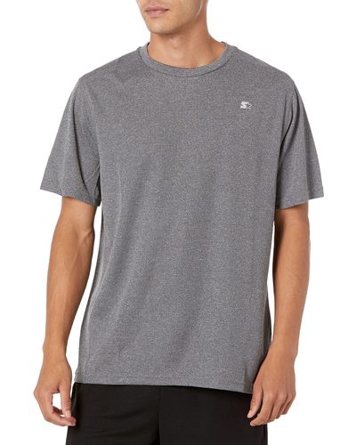 Starter Short Sleeve Classic-fit Tech T-shirt - Gray