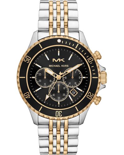Michael Kors Mens Lexington GoldTone Chronograph Metal Watch MK8281   Walmartcom