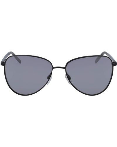 DKNY Dk301s Aviator Sunglasses - Gray