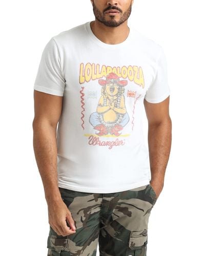 Wrangler Lollapalooza Regular Fit T-shirt - White
