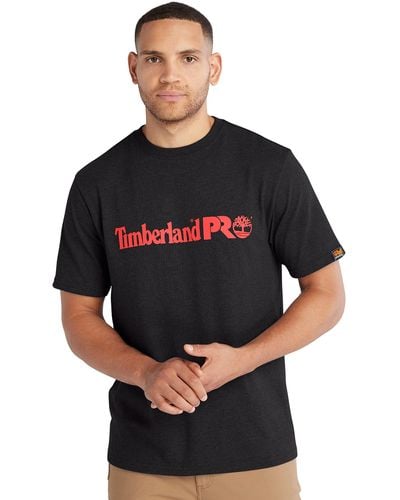 Timberland Core Linear Logo Short-sleeve T-shirt - Black