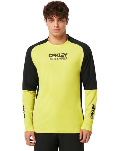 Oakley Factory Pilot Mtb Long Sleeve Jersey Ii - Yellow