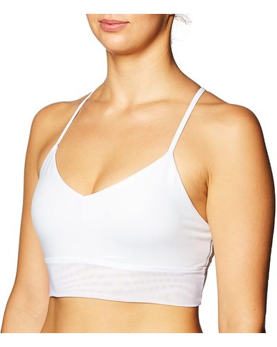 Alo Yoga Bra Womens Large White Interlace Sports Activewear - $23 - From  Kristen