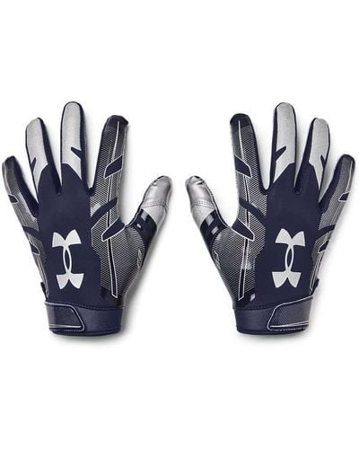 Under Armour F8 Football Gloves , - Blue