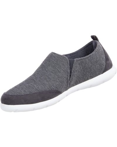 Isotoner Zenz Active Slip-on: Ultra-soft Casual Shoes With Flexible Support & Breathable Mesh - Gray