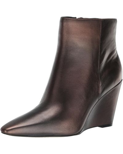 Vince Camuto Teeray Wedge Bootie Ankle Boot - Brown