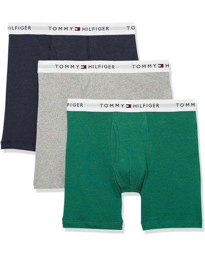 Tommy Hilfiger Underwear Cotton Classics 3-pack Boxer Brief - Green