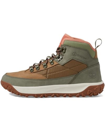Timberland Greenstride Motion 6 Mid Lace Up Waterproof Hiking Boot - Brown