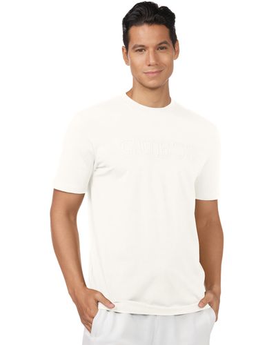Guess Short Sleeve Alphy T-shirt - White