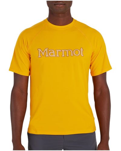 Marmot Windridge Graphic Short Sleeve - Yellow